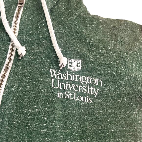 Nike X-SMALL Washington University St. Louis Full Zip Long Sleeve Hooded Jacket - Picture 7 of 11
